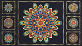 Terracina Jewel Colorstory FQ Bundle - 10 Pcs - 9 FQ's Plus 1 Panel