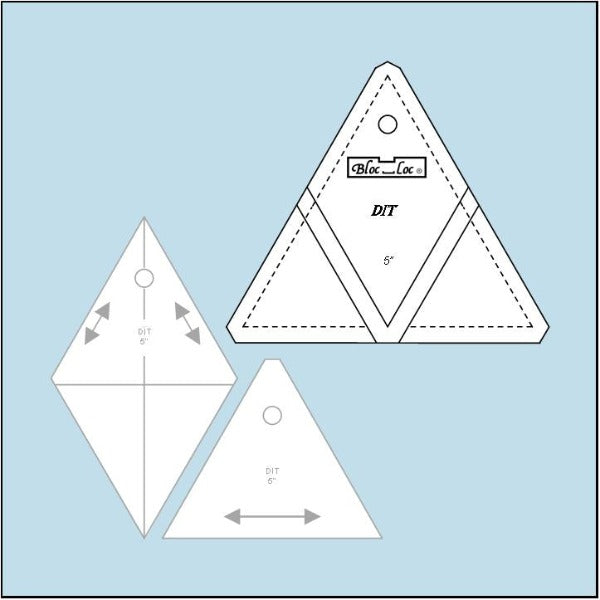 Bloc Loc Diamond In A Triangle 5" Set