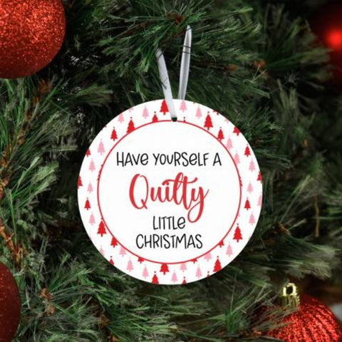 Have Yourself A Merry Little Quiltmas Ornament