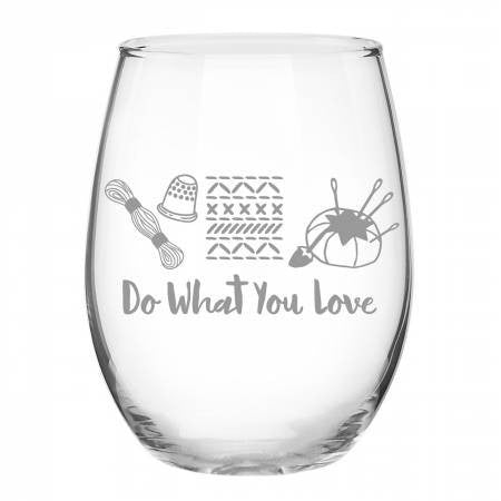 Stitch Happy - Do What You Love Glass