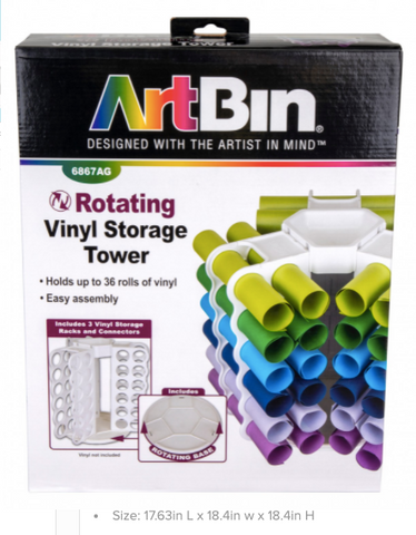 Art Bin Rotating Vinyl Storage Tower