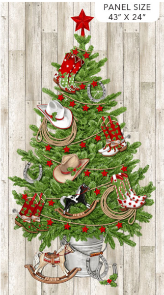 Howdy Christmas - Tree Panel