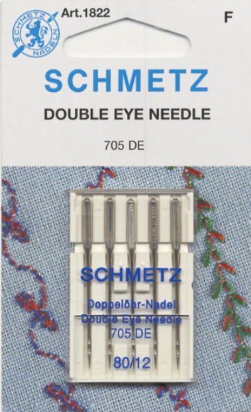 Double Eye Needles 80/12