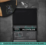 Easy Sew Pillow Blank - Black