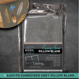 Easy Sew Pillow Blank - Grey