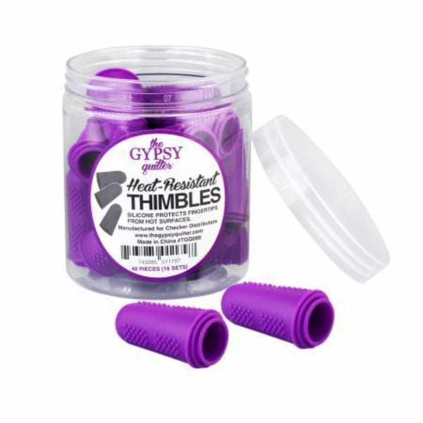 Heat Resistant Silicone Thimbles- Purple