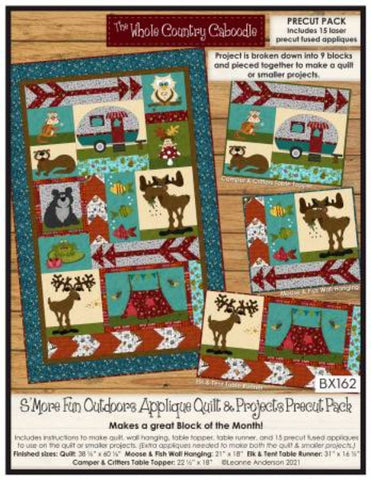 S'more Fun Outdoors Appliqué Quilt & Projects Precut Pack