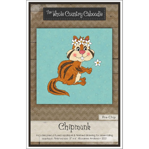 Chipmunk Precut Prefused Appliqué Pack