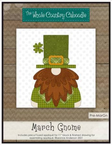 March Gnome - Precut Fused Applique Pack