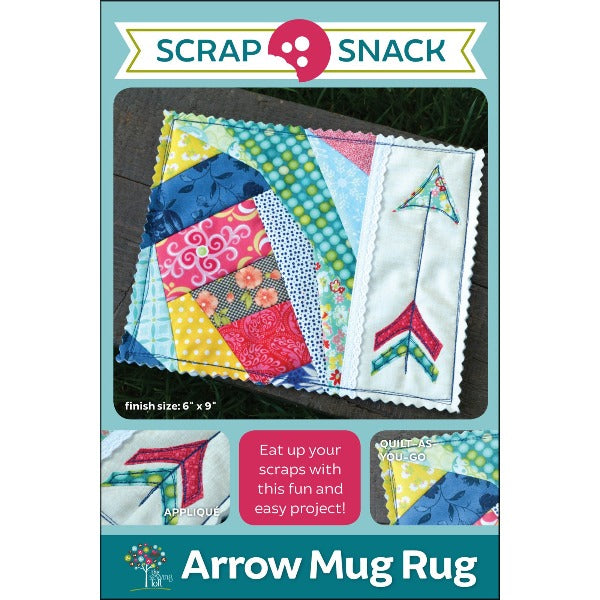 Scrap Snack - Arrow Mug Rug