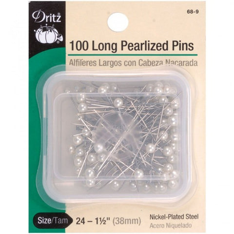 Long Pearlized Pins