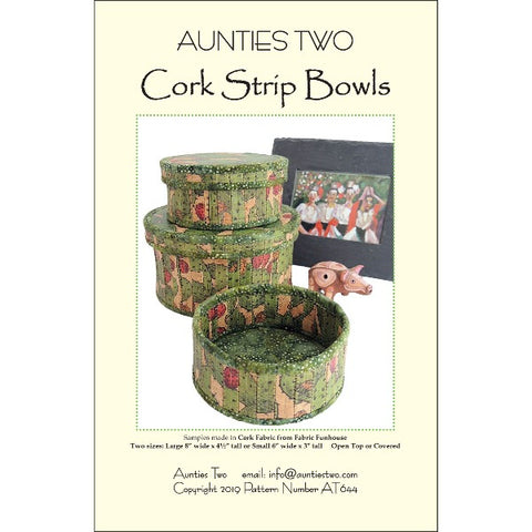 Cork Strip Bowls Pattern