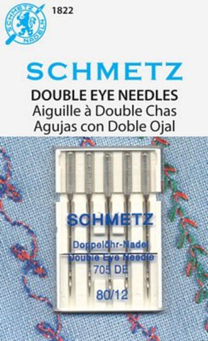 Schmetz 5 Double Eye Needles