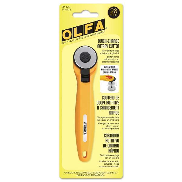 28mm Olfa Quick Change Rotary Cutter