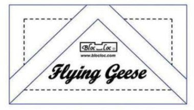 Bloc Loc Flying Geese Ruler 2 1/8"x 4 1/4" Finished