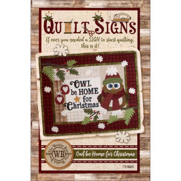 Owl Be Home For Christmas Pattern