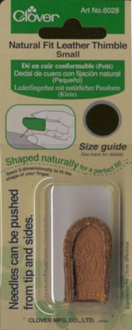 Natural Fit Leather Thimble Small