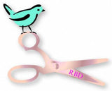 Bird And Scissor Enamel Pin