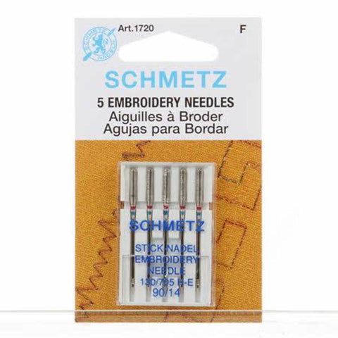 Schmetz Embroidery Machine Needle Size 90/14